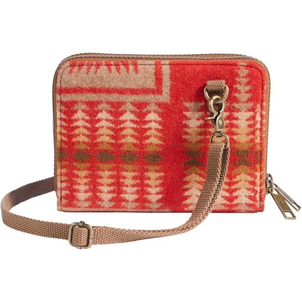Wool Crossbody Organizer Compact 6.5x5x2 Multiple Card Slots Secure Fit